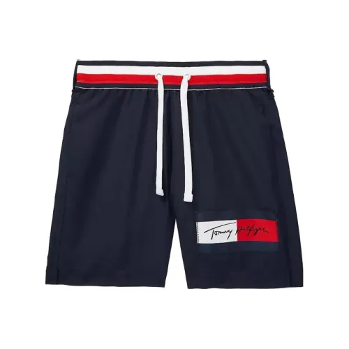 Tommy Hilfiger Детская одежда Флаг Плавание Основная часть Bottoms Пустыня Лазурь Kids Шорты Детский Черный