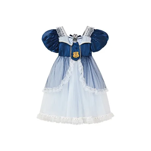 Disney Платье SS25 Темно-синий Синий Дети Возраст 3-7 Лет