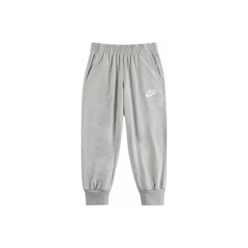 NIKE Тонированный темно-серый Kids Вязаные тренировочные брюки