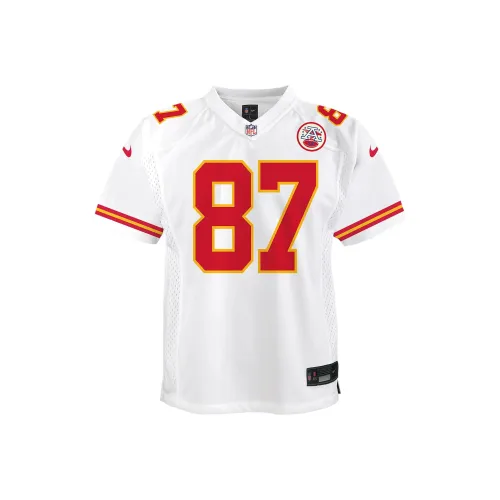 nike NFL Т-рубашка Travis Kelce KANSAS CITY Chiefs Белый Подростки