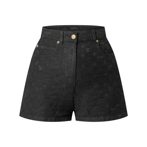 LOUIS VUITTON FW24 Джинсовые шорты Женские Черный