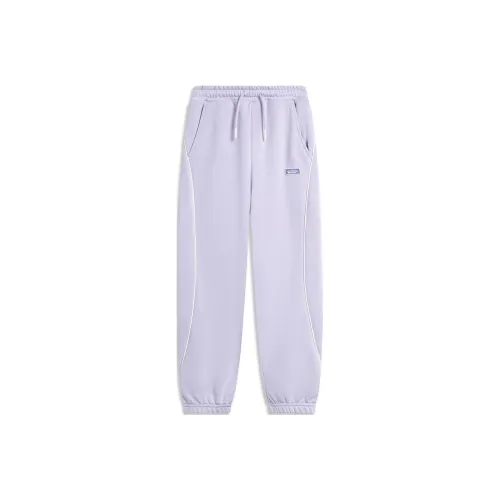 Детский LINING YOUNG Вязаные Тренировочные Штаны Sports Life Collection Naughty Purple
