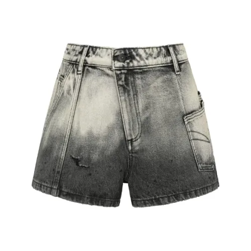 Feng Chen Wang Джинсовые шорты Женские Черные