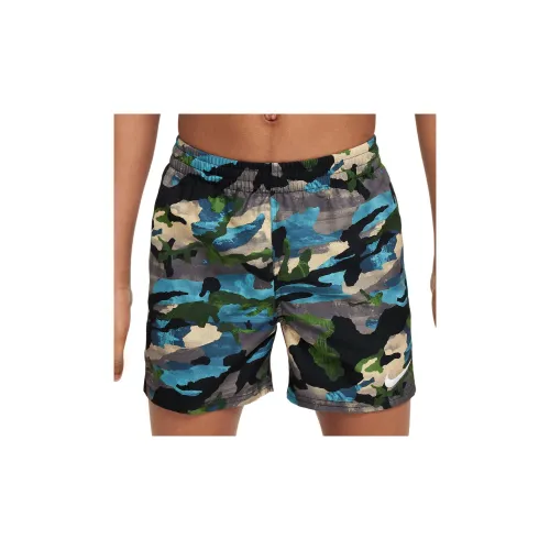 nike Шорты Подростки Черный Команда Золотой Клорофил Белый