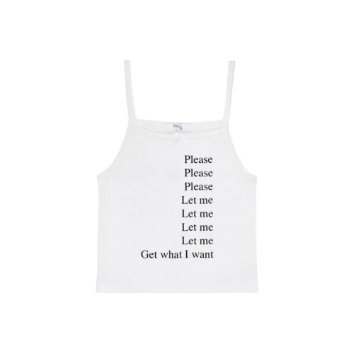 Praying Белые Женские Камисоли