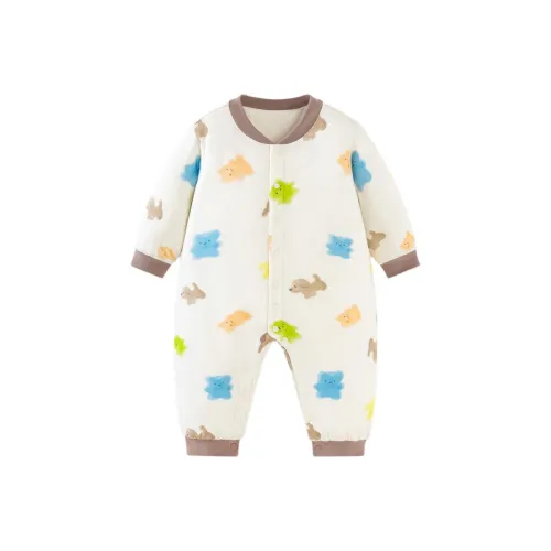 Mini Bala Комбинезон Белый Синий для младенцев и малышей