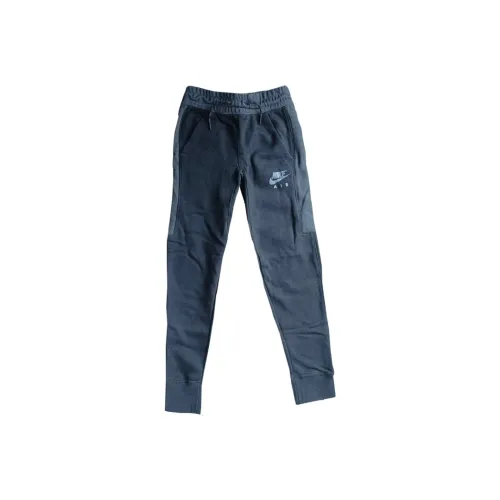 Подростки Nike Вязаные Тренировочные Штаны SwooshAir Черные