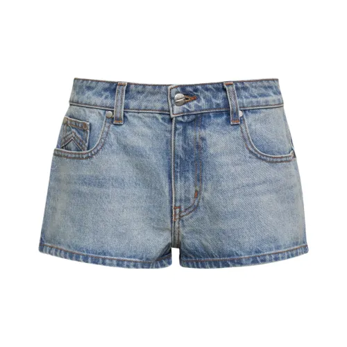 RHUDE Джинсовые шорты Женские Blue