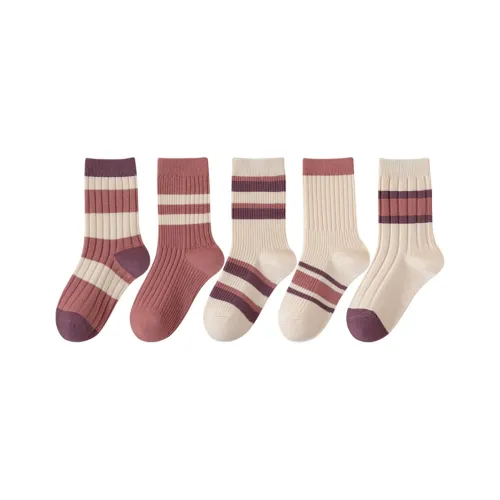 Yoko Show Носки 5 пар Розовые полосы Детские