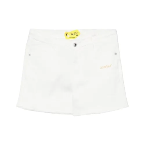 Off Белый Kids Short