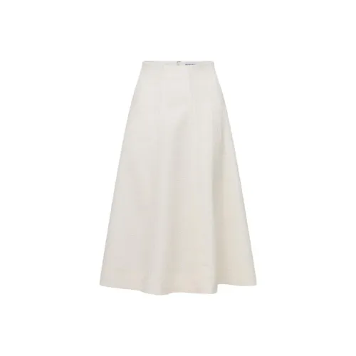 Veronica Beard Повседневный Длинный Юбка Женская Белая