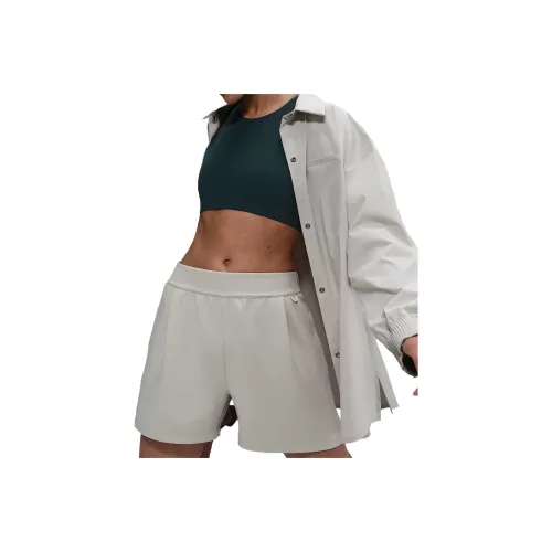 nike Dri Fit SS25 Спортивные шорты Женские Белые Серые