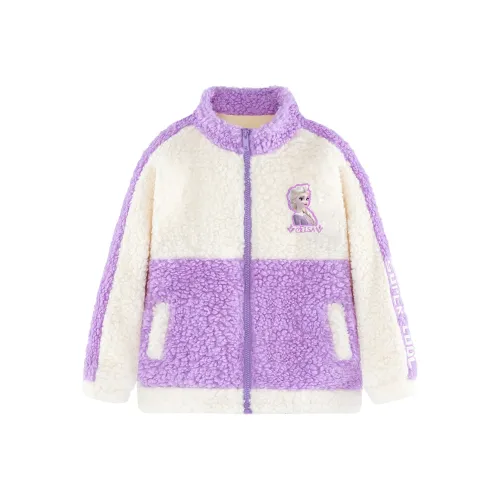 Disney Бархат Feel Пальто Фиолетовый Дети Возраст 3-7 лет