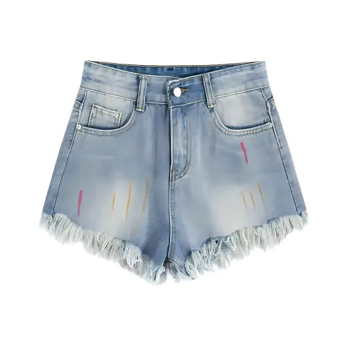 KKX Синие Женские Джинсовые Шорты