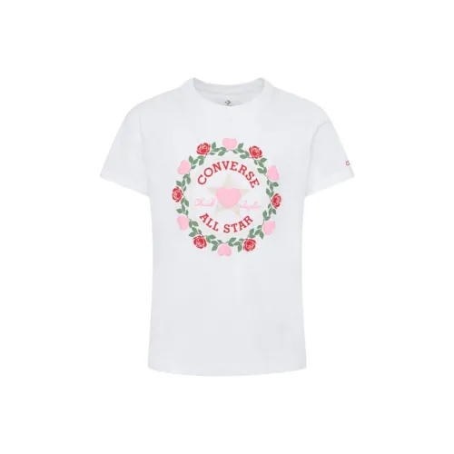 Конверс Белые Детские Футболки