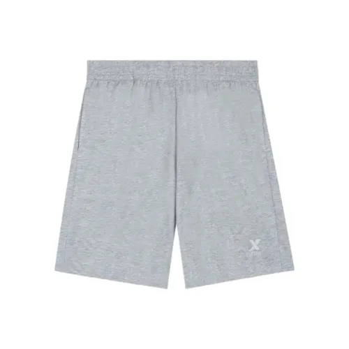 XTEP Sports Life Collection Повседневные шорты Мужские Светлый Фотиния Серый