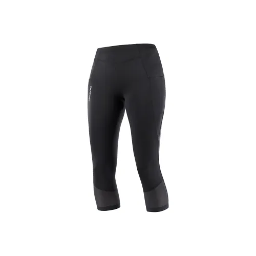 SALOMON CROSS RUN Спортивные брюки Женские Глубокий черный