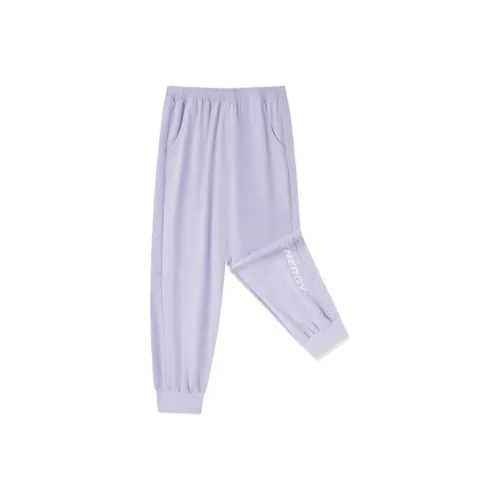 QIAODAN Вязаные тренировочные штаны Iris синий для подростков