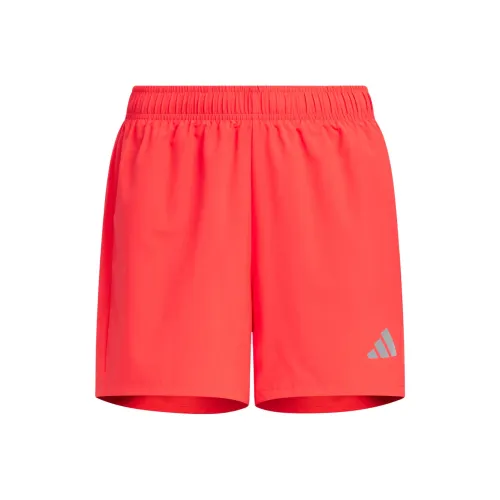 Adidas Бег Спортивные шорты Женские Ярко-красный Темно-серебристый Серый