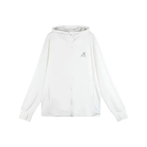 XTEP УФ-защита Одежда с защитой от солнца Унисекс Винтажный белый