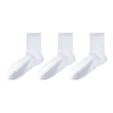 3 Pack White Crew Socks  
3 упаковки белых носков-трубов