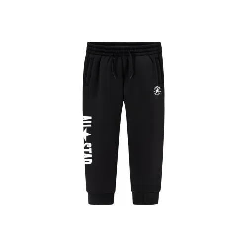 Конверс Глубокий черный Kids Спортивные брюки