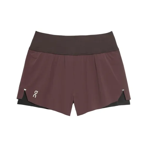 On Running Mulberry Фиолетовые Женские Спортивные Шорты