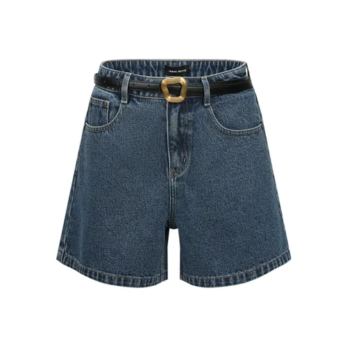 URBAN REVIVO Blue Женские джинсовые шорты