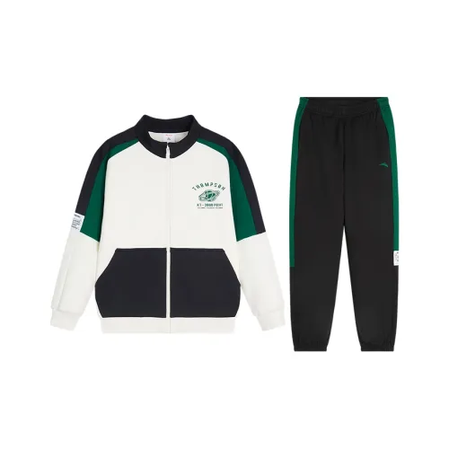 Antakids Повседневная спортивная одежда Ванильный белый Мечтательный черный Детский