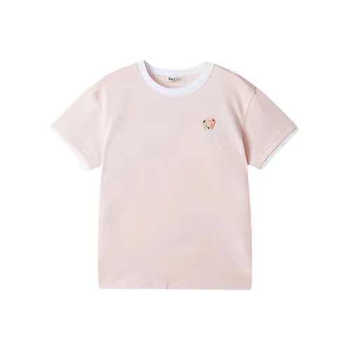 PAW IN PAW Cartoon Bear Короткий рукав Т-рубашки для детей 3-7 лет