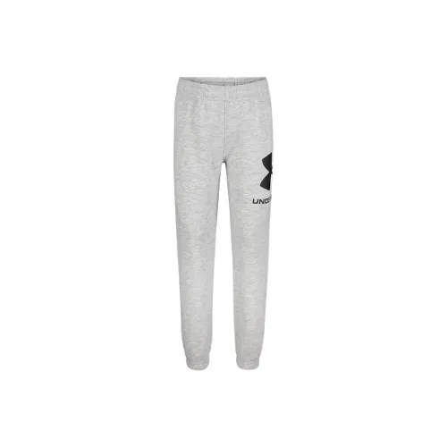 Under Armour Infant и Toddler Длинные Брюки Детская одежда Повседневный Big Logo Joggers Gray Infant и Toddler