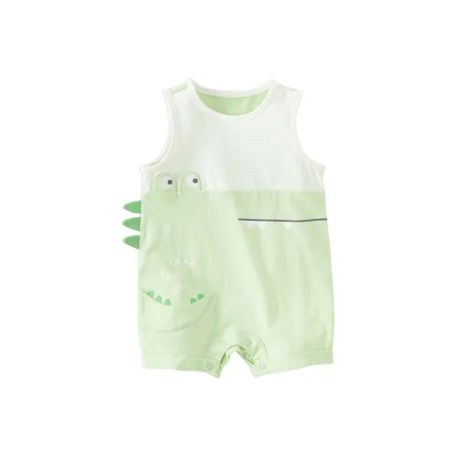 DAVE&BELLA Baby & Toddler Series Зеленый цвет винограда Молочно-зеленый Детские комбинезоны / ползунки