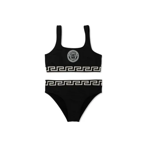 VERSACE Детский купальник SS24 Черный для малышей