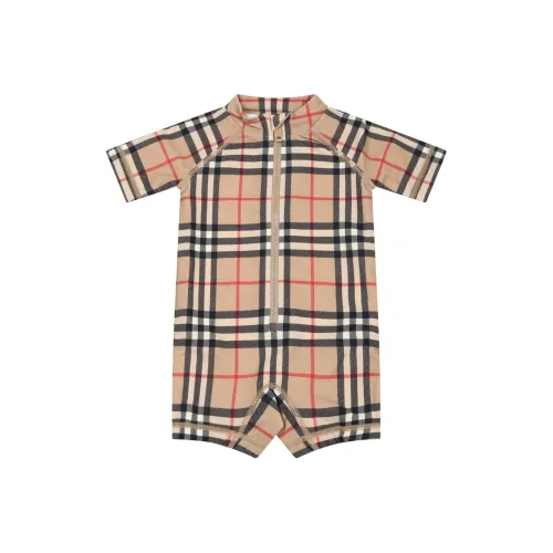 Burberry Комбинезон Бежевый для младенцев и малышей