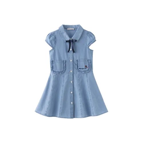 DAVE BELLA Джинсовое платье синий для детей 3-7 лет