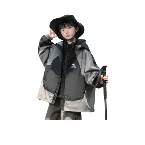 Aisina Ветровка Черная Серая Подростки