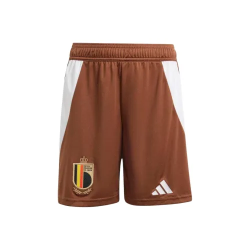 Adidas Belgium 24 Гостевые Шорты Kids Шорты Детские Коричневые