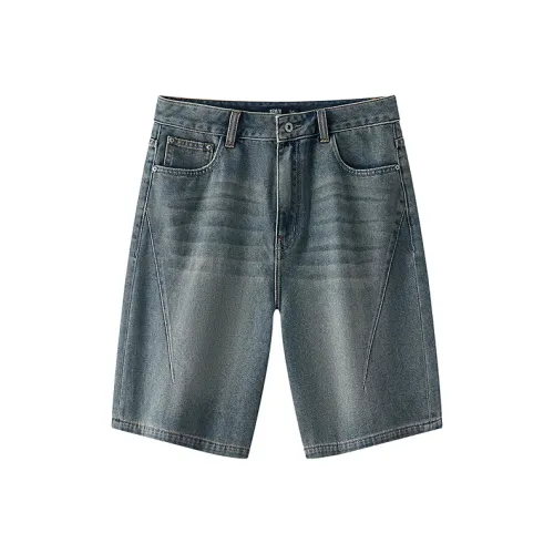 SEM R Джинсовые шорты Женские Джинсовый синий Серый 88401