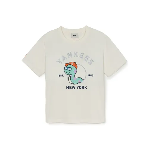 MLB KIDS Нью-Йорк Янкис T-рубашка SS25 Сливочный Детский