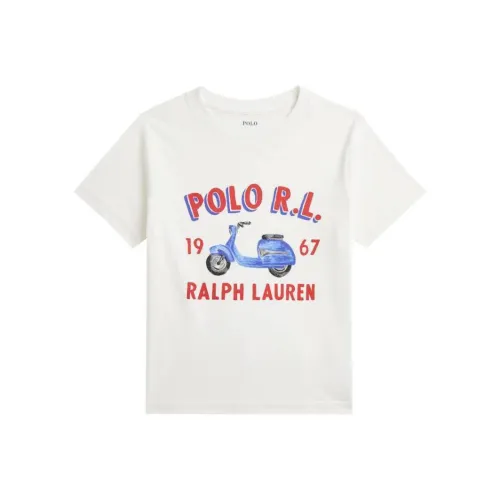 Polo Ralph Lauren T-рубашка Белая для младенцев и малышей