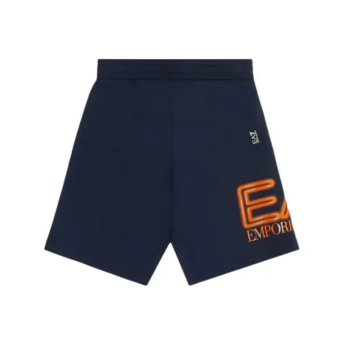 EMPORIO ARMANI EA7 Шорты Детские Морской Синий