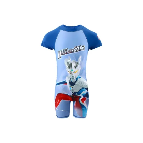 ULTRAMAN Детский купальник дошкольный Небесно-голубой