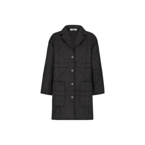 DIOR Черный Kids Шерстяное пальто