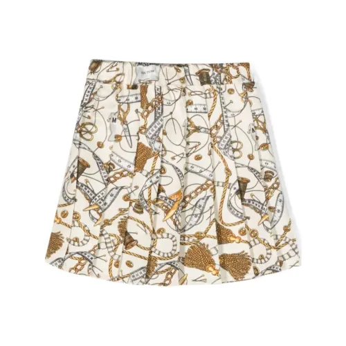 MOSCHINO Детская одежда FW23 Юбка Детский Коричневый