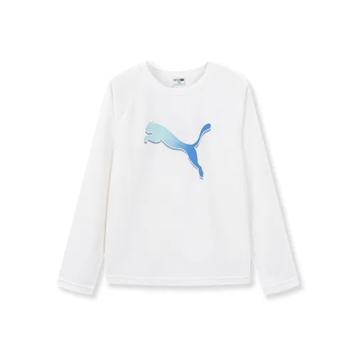 PUMA Выступление Натуральный белый 10101 Kids T Рубашки
