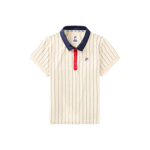 FILA Бежево-красный 922 Детские дошкольные рубашки T