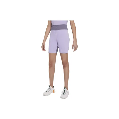 nike Dri Fit Байкер Шорты Kids Шорты Детский Гортензия