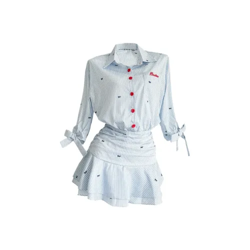 EFCR Длинное платье с длинными рукавами женское