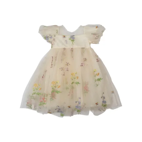 Jiao Ni Платье Бежевый Children Возраст 3-7 лет