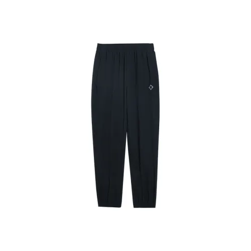 Детские RIGORER Вязаные Тренировочные Штаны Чисто Черные